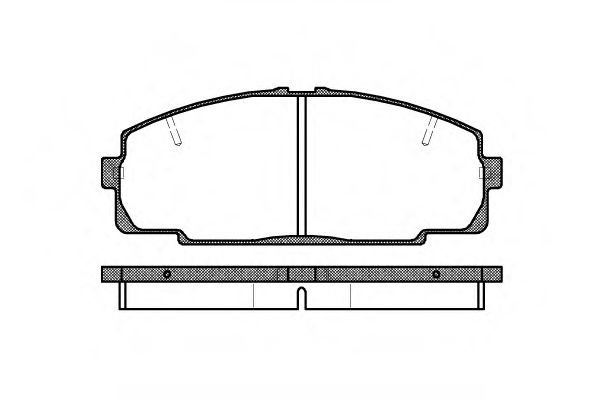 Тормозные колодки REMSA 0421.20