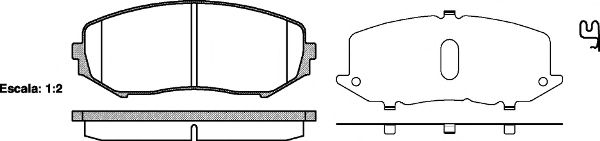 Тормозные колодки REMSA 1225.02