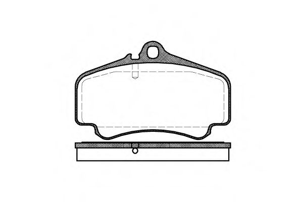 Тормозные колодки REMSA 0863.00