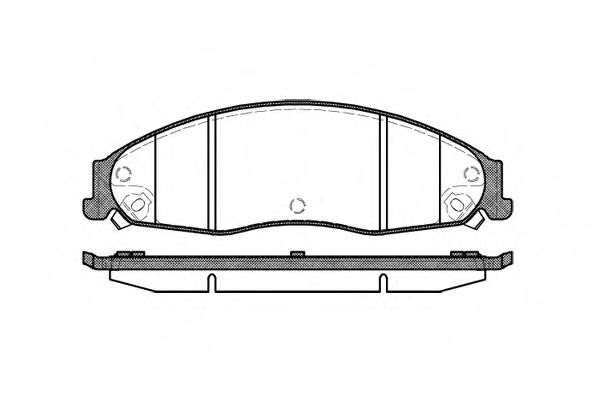 Тормозные колодки REMSA 0955.08