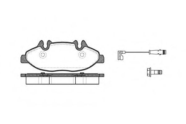Тормозные колодки REMSA 1109.02