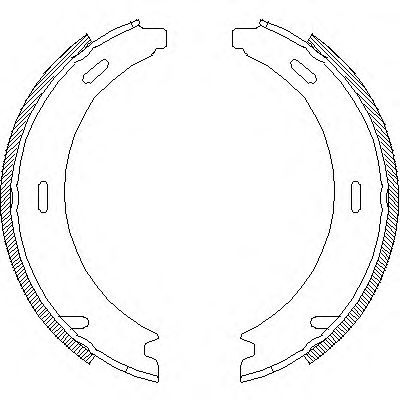 Тормозные колодки барабанные REMSA 4094.02