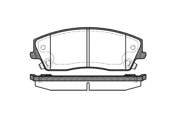 Тормозные колодки REMSA 1126.08