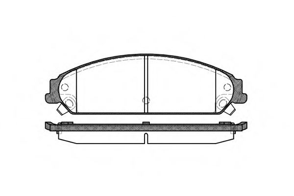 Тормозные колодки REMSA 1128.08