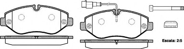 Тормозные колодки REMSA 1245.02