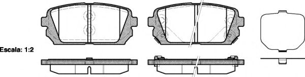 Тормозные колодки REMSA 1303.02