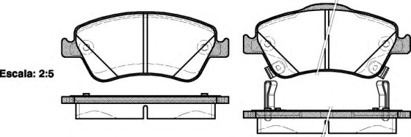 Тормозные колодки REMSA 1310.02