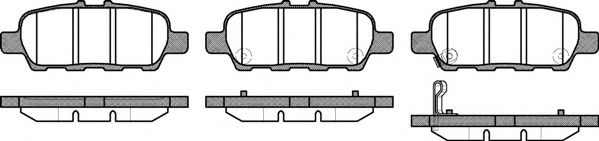 Тормозные колодки REMSA 0876.31