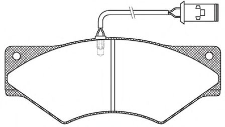 Тормозные колодки REMSA JCA 436.40