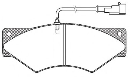 Тормозные колодки REMSA JCA 436.41