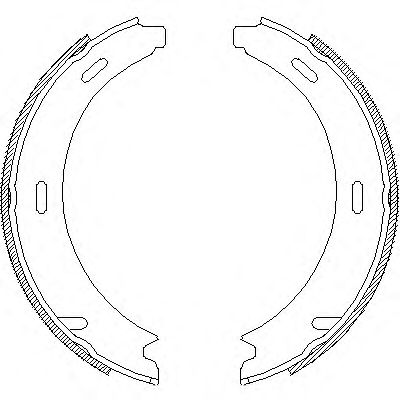 Тормозные колодки барабанные REMSA 4093.02