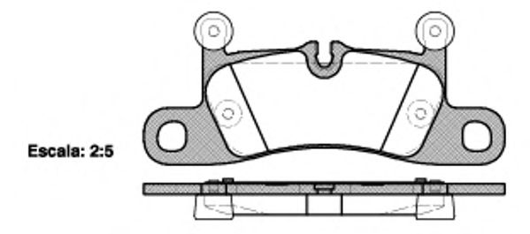 Тормозные колодки REMSA 1379.10