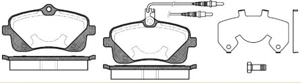 Тормозные колодки REMSA 1102.02