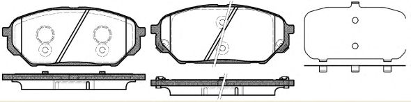 Тормозные колодки REMSA 1322.12