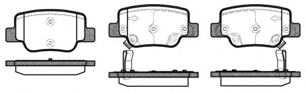 Тормозные колодки REMSA 1452.02