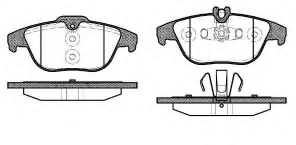 Тормозные колодки REMSA 1305.20