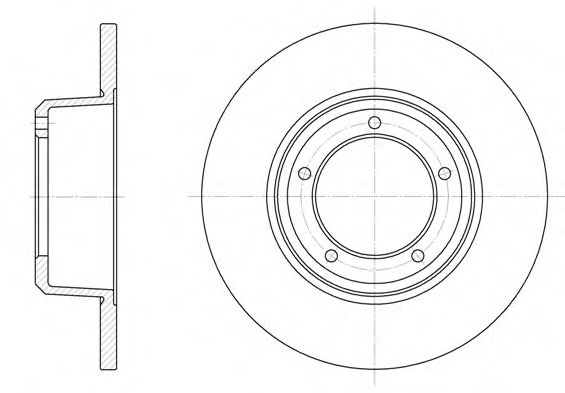 Тормозной диск REMSA 6341.00