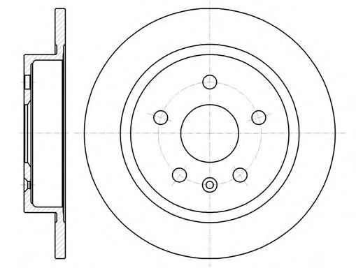 Тормозной диск REMSA 61279.00