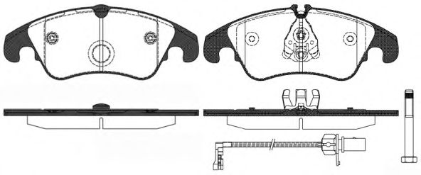 Тормозные колодки REMSA 1304.31