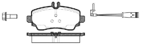 Тормозные колодки REMSA 0650.22