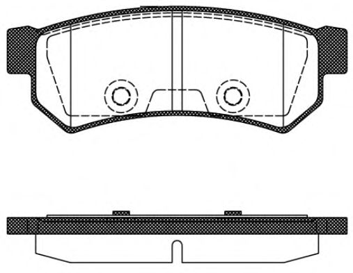 Тормозные колодки REMSA 1048.10