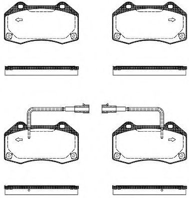 Тормозные колодки REMSA 1113.10