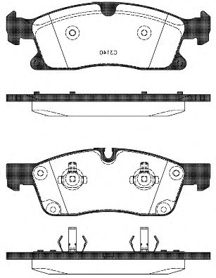 Тормозные колодки REMSA 1430.10