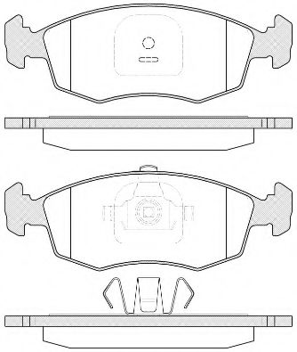 Тормозные колодки REMSA 0172.35