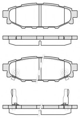 Тормозные колодки REMSA 1136.12