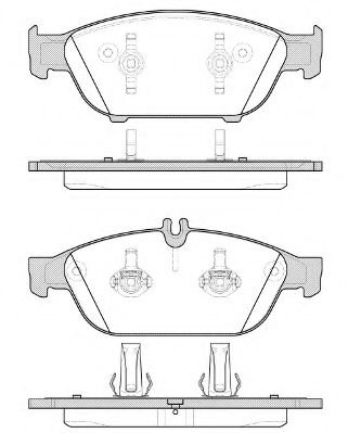 Тормозные колодки REMSA 1441.10