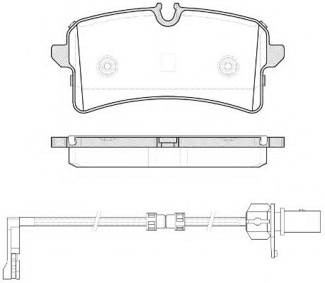 Тормозные колодки REMSA 1505.12