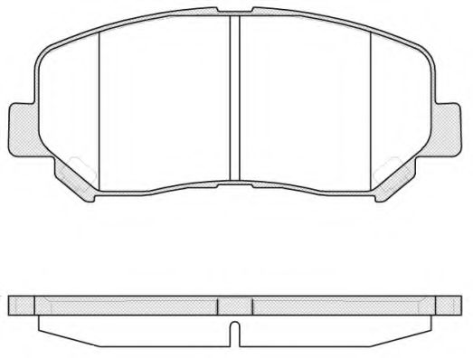 Тормозные колодки REMSA 1513.02