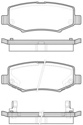 Тормозные колодки REMSA 1528.02