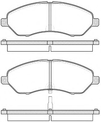 Тормозные колодки REMSA 1529.02