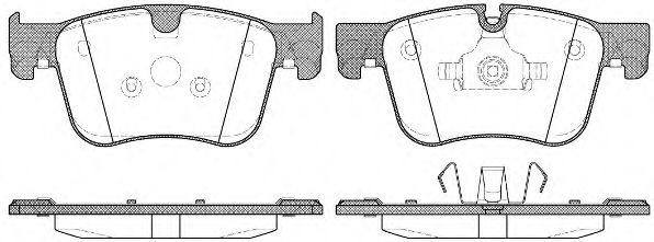 Тормозные колодки REMSA 1560.00
