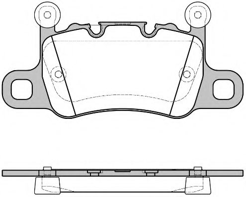 Тормозные колодки REMSA 1598.10