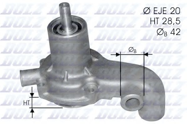 Водяной насос dolz B110SP