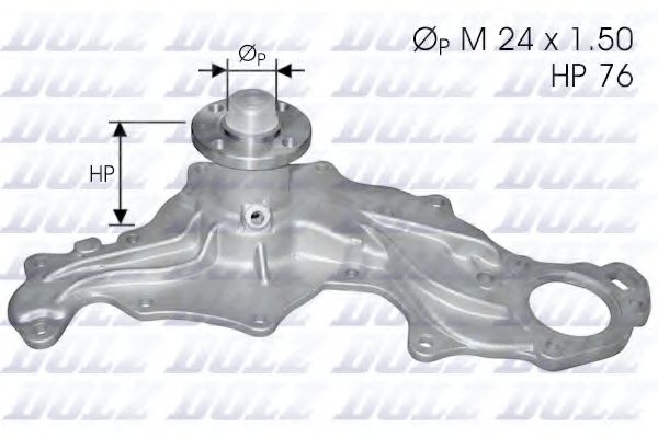 Водяной насос DOLZ F122