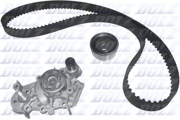 Комплект ГРМ с помпой DOLZ KD002