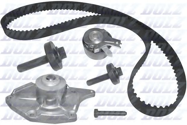 Комплект ГРМ с помпой DOLZ KD003