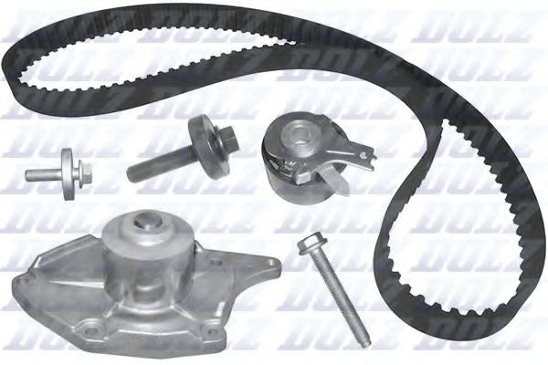 Комплект ГРМ с помпой DOLZ KD004
