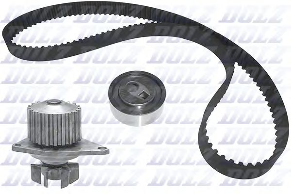 Комплект ГРМ с помпой DOLZ KD006