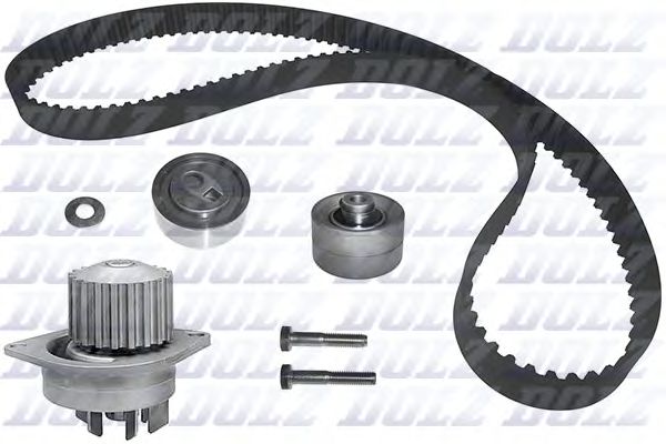 Комплект ГРМ с помпой DOLZ KD010