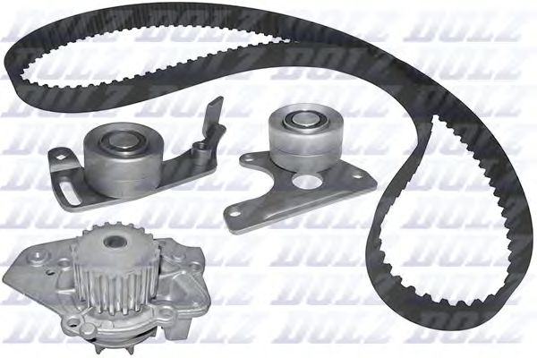 Комплект ГРМ с помпой DOLZ KD011
