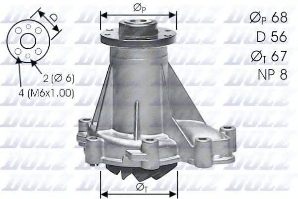 Водяной насос DOLZ M176