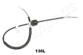 Трос ручного тормоза JAPANPARTS BC-136L Трос ручного тормоза JAPANPARTS BC-136L
