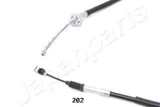 Трос ручного тормоза JAPANPARTS BC-202