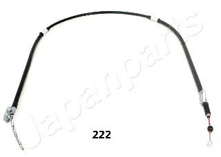 Трос ручного тормоза JAPANPARTS BC-222 Трос ручного тормоза JAPANPARTS BC-222
