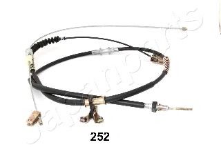 Трос ручного тормоза JAPANPARTS BC-252 Трос ручного тормоза JAPANPARTS BC-252