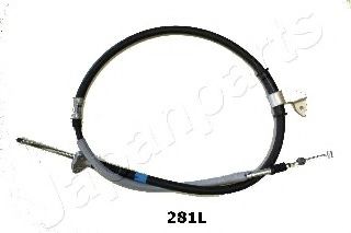 Трос ручного тормоза JAPANPARTS BC-281L Трос ручного тормоза JAPANPARTS BC-281L